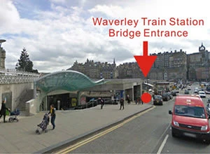 愛丁堡Waverley火車站